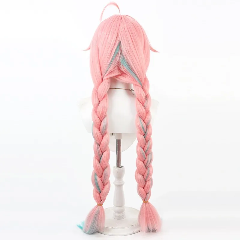 Genshin Impact Varesa peluca cosplay fila de maíz pelo grueso regalo de Halloween