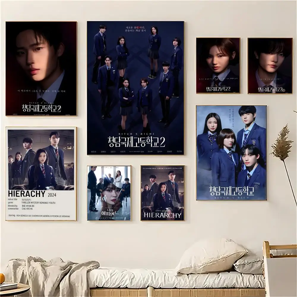 B-BITCHXRICH Movie Poster Self-adhesive Decal Living Room Bedroom Party Bar Decor Moisture-proof Fade-resistant