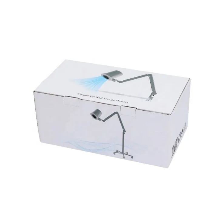 2024 New High Quality Nail Vacuum Cleaner Low Noise Nail Dust Collector With Led Lighting Nail Art Duster Beauty Light