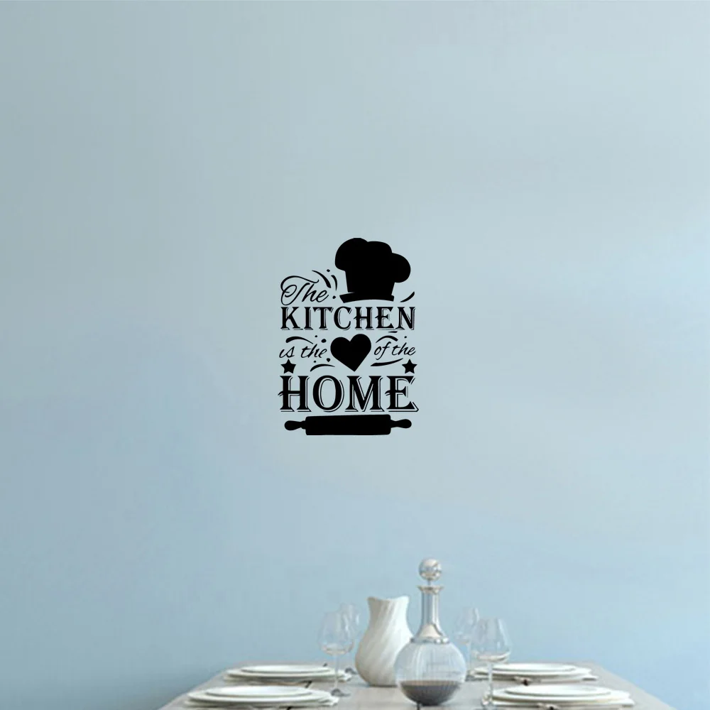 1 pc diy kitchen love home Wall Sticker Pvc Wall Stickers Wall Art Wallpaper for kitchen Waterproof Wall Art Decal