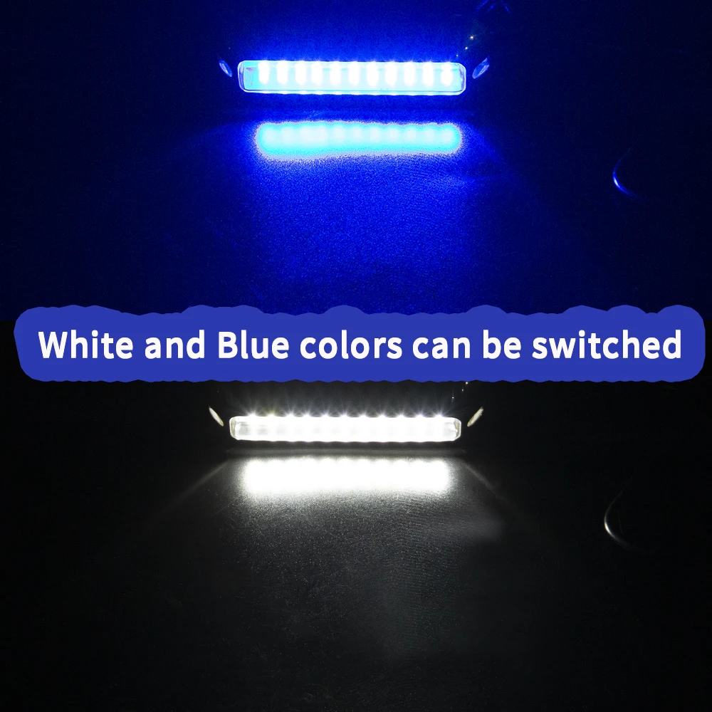 High Quality S.S.316 Underwater Boat Led Light Waterproof Marine Outdoor 2 Colors Dock Fishing Night Light  Boat Accessories