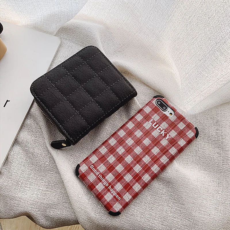 Kleine Damen-Geldbörse, kompakt, mit Reißverschluss, modisch, einfarbig, Münzgeldbörsen, Clutch mit mehreren Kartenfächern – Detail 6