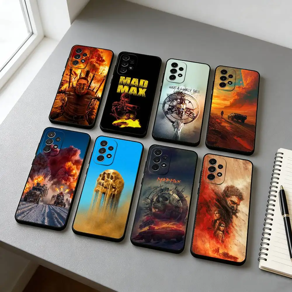 M-Mad M-Max Movie Phone Case For Samsung S25,S24,S21,S22,S23,S30,Ultra,S20,Plus,Fe,Soft Silicone Black Cover