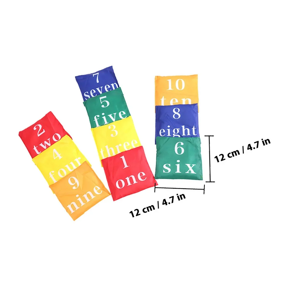 10 قطع من أكياس الرمل الرقمية لتركيز الرمي الداخلي والخارجي والمحمول والمتعة العائلية التفاعلية #6