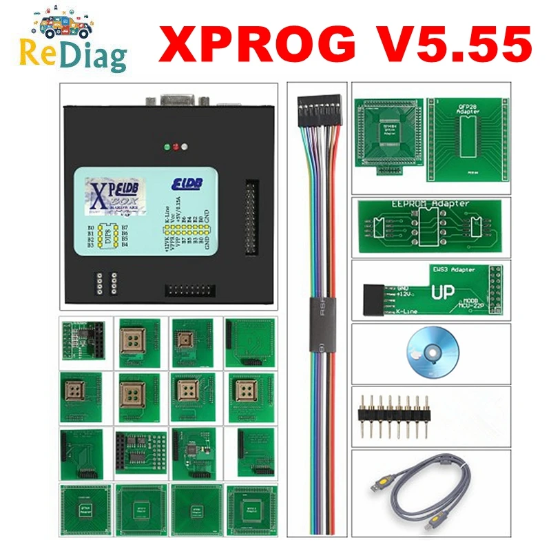 XPROG-M X Prog M Box V5.55 Auto ECU Chip Tuning Programmer Xprog-m Xprog 5.55 Better than Xprog 5.50