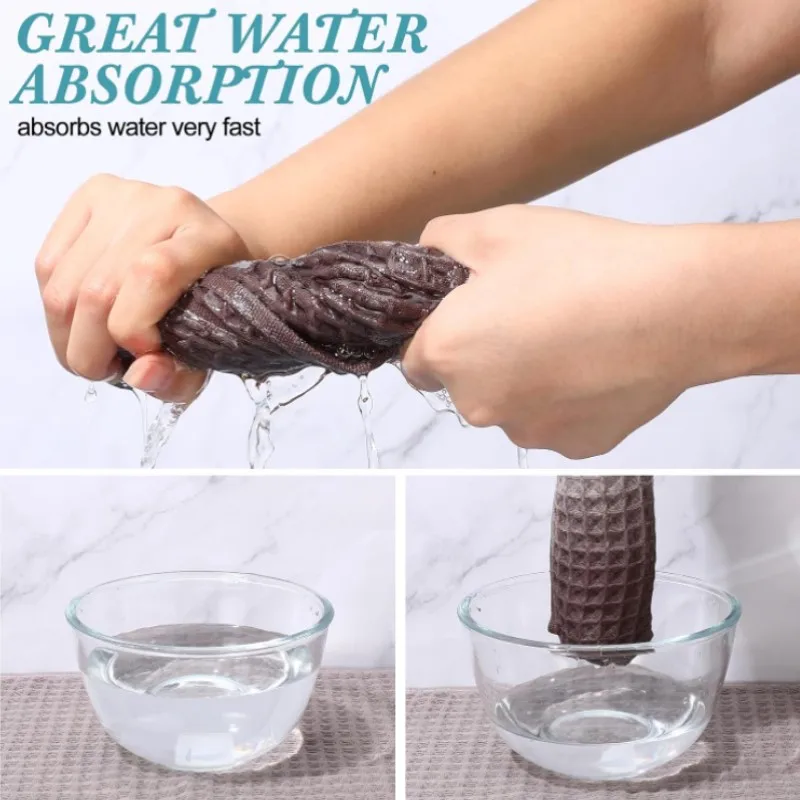1/4/6-Piece Waffle Weave Cotton Towel Set – Quick Dry & Lightweight SEO Tags 2