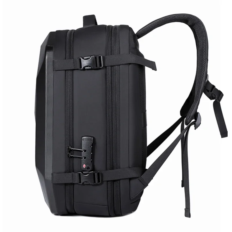 Imagem -02 - Mochila Masculina de Grande Capacidade para Laptop 50 l Porta Usb Bolsa de Negócios Hard Case Mochila para Jogos Laser Diamante 17.3