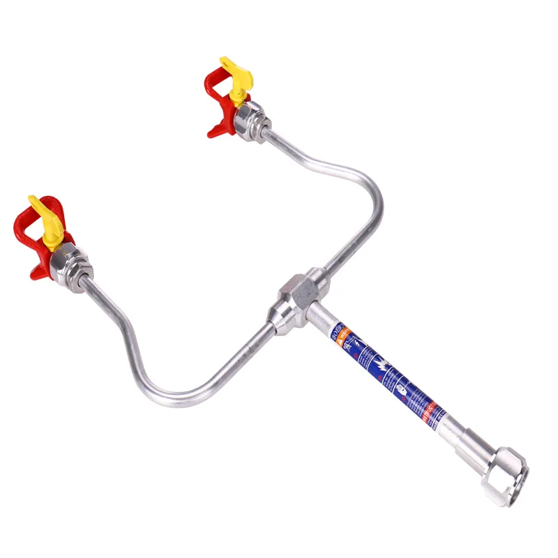 

Профессиональный электрический безвоздушный распылитель высокого давления «сделай сам», настраиваемый двойной удлинитель с пистолетами-распылителем для красок