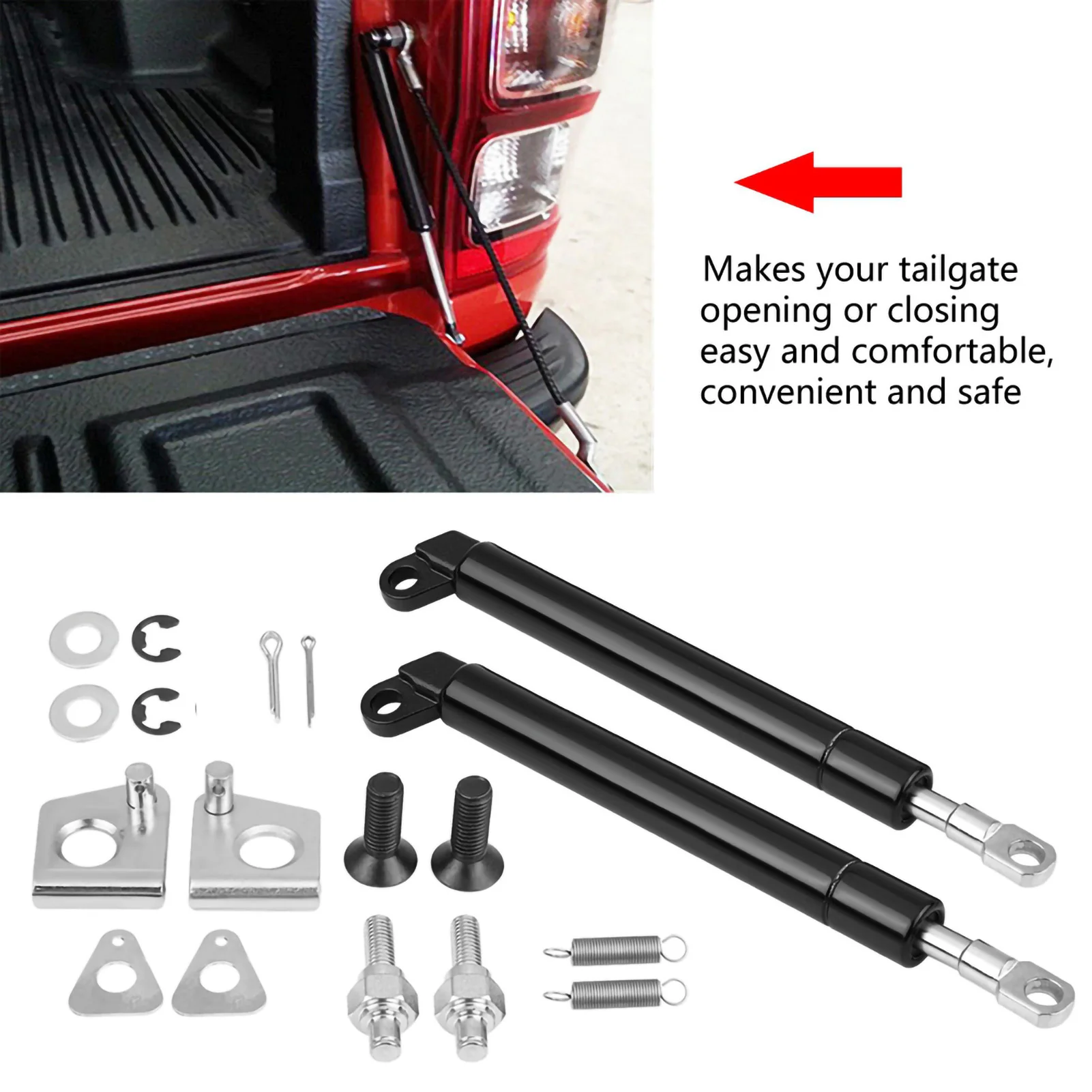 

Rear Tailgate Hood Gas Struts Lift Spring Support Lifters For Mazda BT‑50 Ford PX Ranger