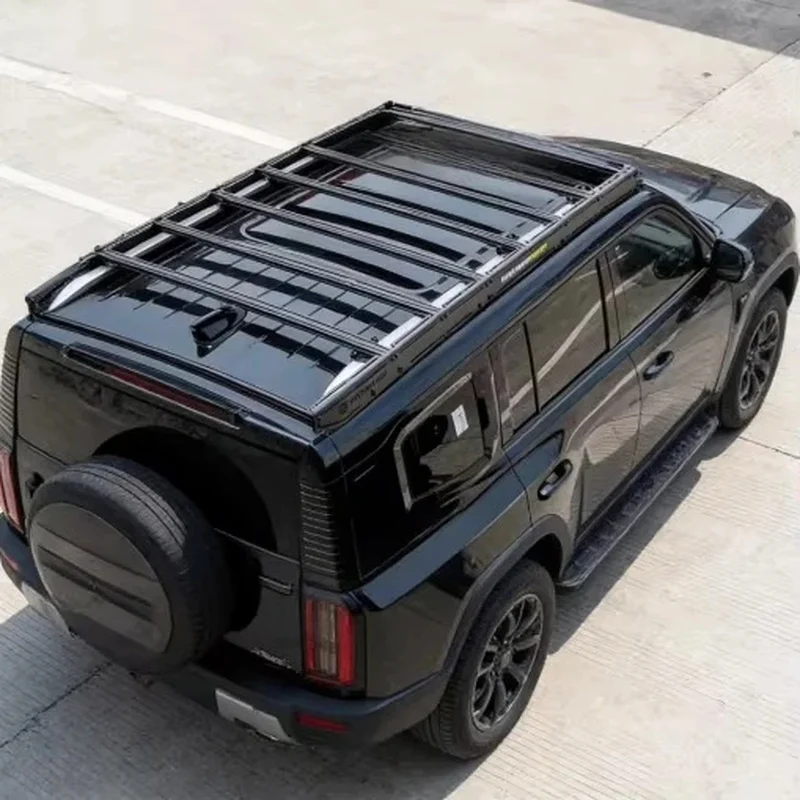 Aluminum Alloy High Capacity Roof Platform Lage Rack For Jetour Traveler Off Road Cargo Frame Direct Bolt On No Drilling