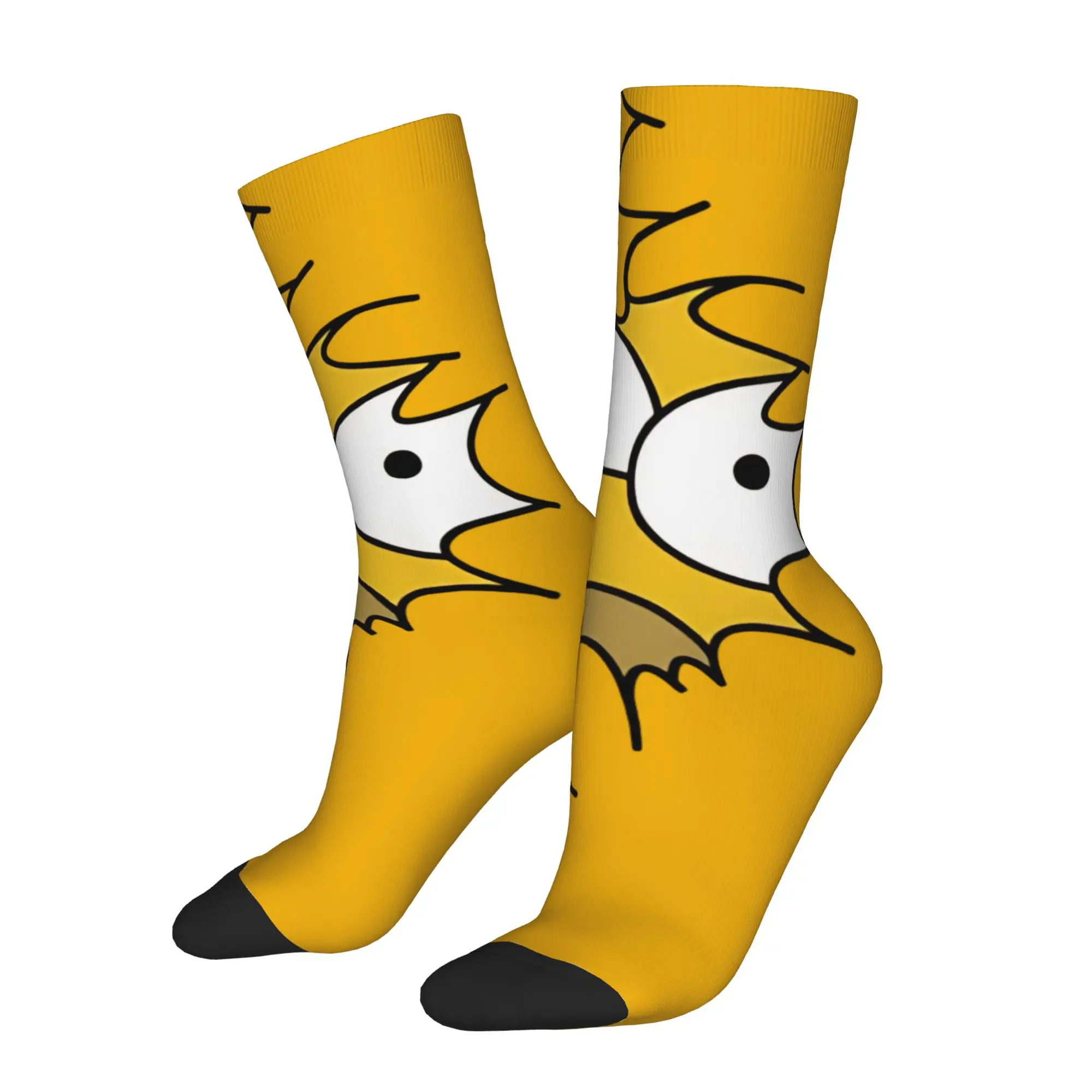Crazy  Men Women Socks Simpsoneds Merchandise Warm  Graphic Sock Spring Autumn Winter