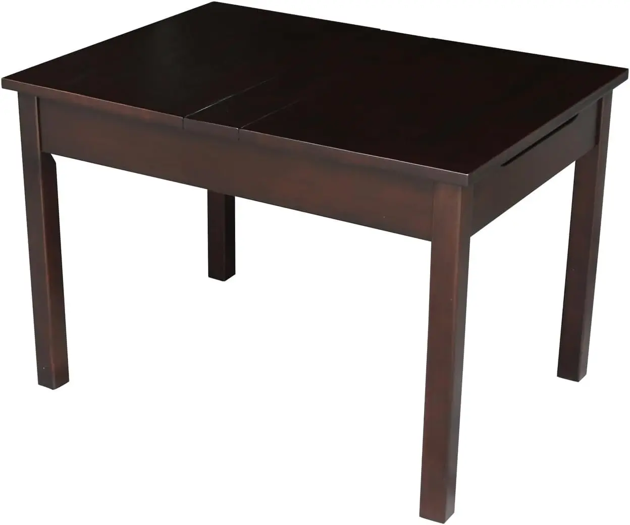 International Concepts Juvenile Table with Lift-Up Top, Hidden Storage, Durable Wood Construction