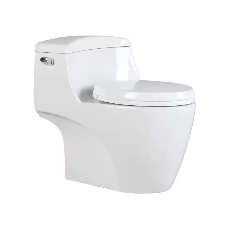 

The new ceramic toilet toilet has no water pressure restriction on the flip cover of the home toilet