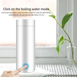 New Mini 400ML 304 Stainless Steel Household Portable Electric Kettle Office Travel Heating Electric Kettle for Boiling Water