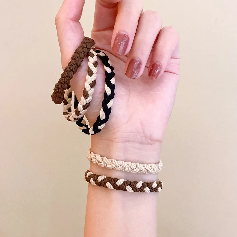 Nastri elastici Donna Ragazza Fascia per capelli in gomma Elastici per capelli Gengive Treccia Porta coda di cavallo Set di fasce per capelli Accessori per capelli