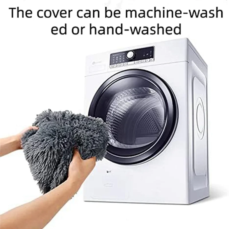 

AD-Dog Bed Soft Plush Dog Mat For Sofa Couch Pet Furniture Protector With Washable Cover , Blanket Cushion Kennel