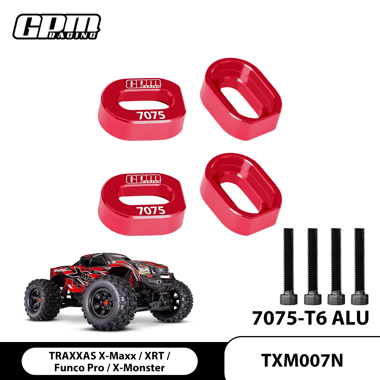 

GPM Alloy 7075 Fixing Motor Base Reinforcement TRAXXAS X-Maxx XRT FUNCO PRO SAND