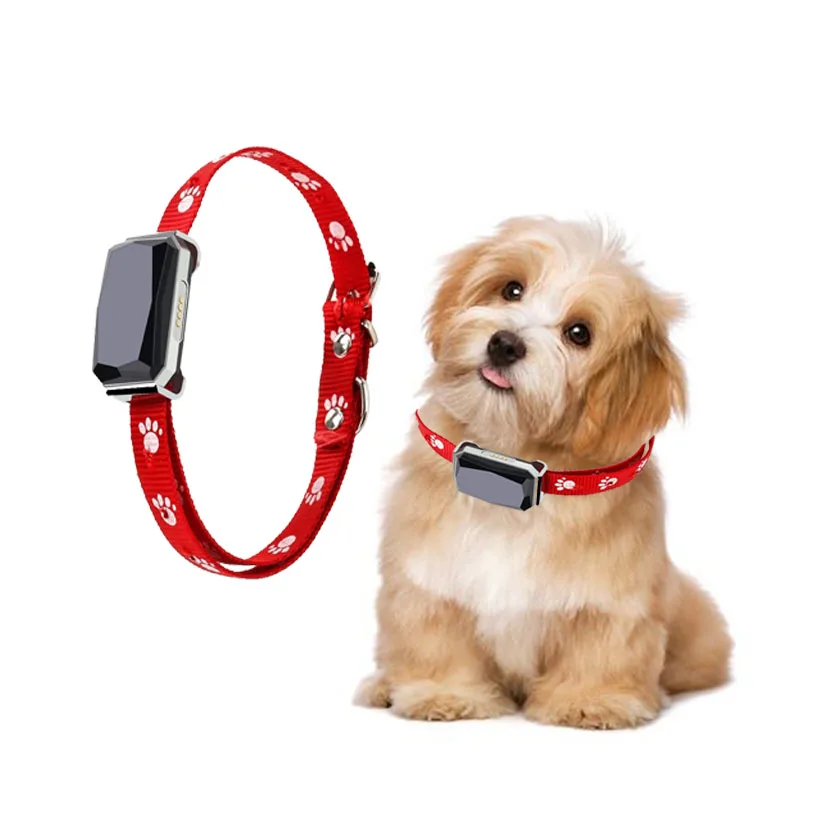 TTT Hot Sale Small Anti Lost Waterproof Pet Collar Lovely Nylon GPS Tracker for Dogs Cats