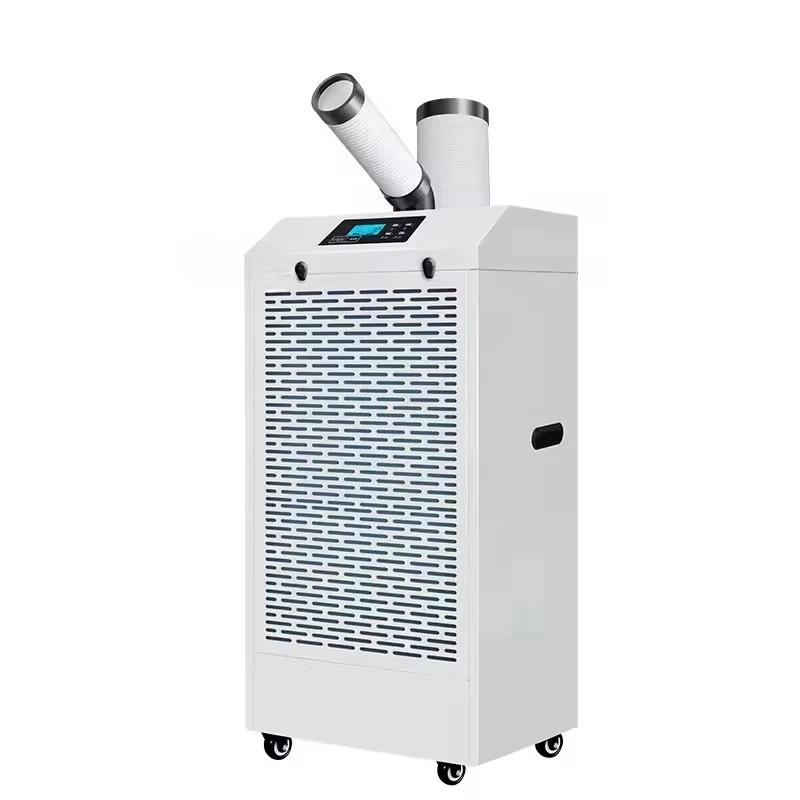 Climatiseur industriel portatif de refroidisseur de tache de 1000W 220V 400m3/h avec des moteurs de ventilateur de cc de réservoir d'eau de 8L