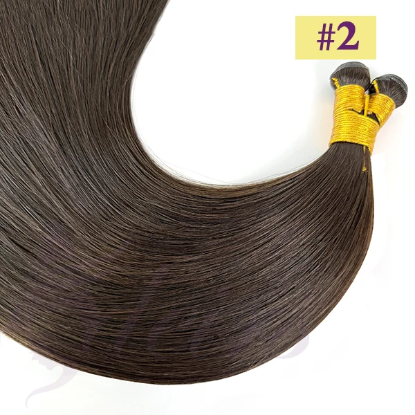 ADEIRS Echt haar Genius Inslagen Extensions Remy-haar Dubbele inslag Echt menselijk haar Natuurlijk weefbundels Zwart Bruin Blond