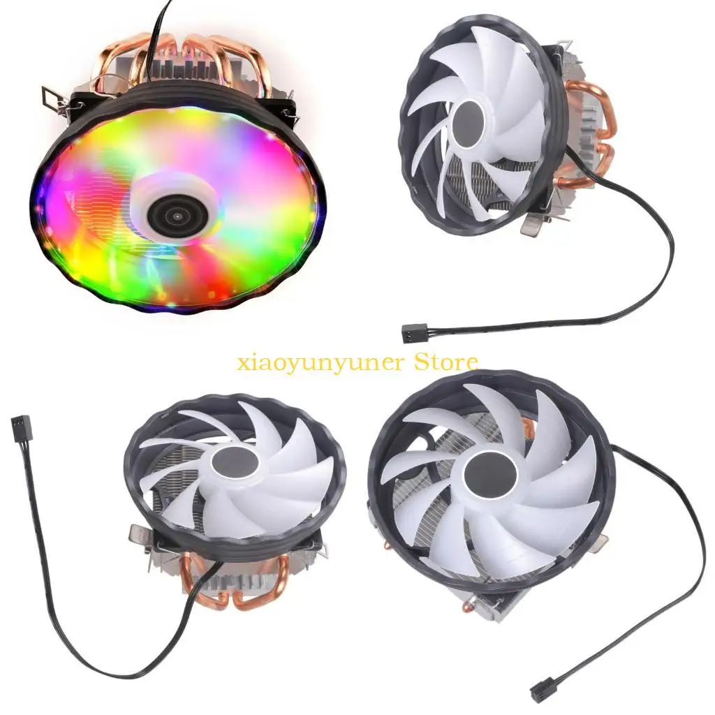 

P9JB 2/4 тепловые трубки RGB процессорный кулер бесшумный ШИМ 4-контактный радиатор для LGA 1150 1151 1155 1200 1366 2011 X79