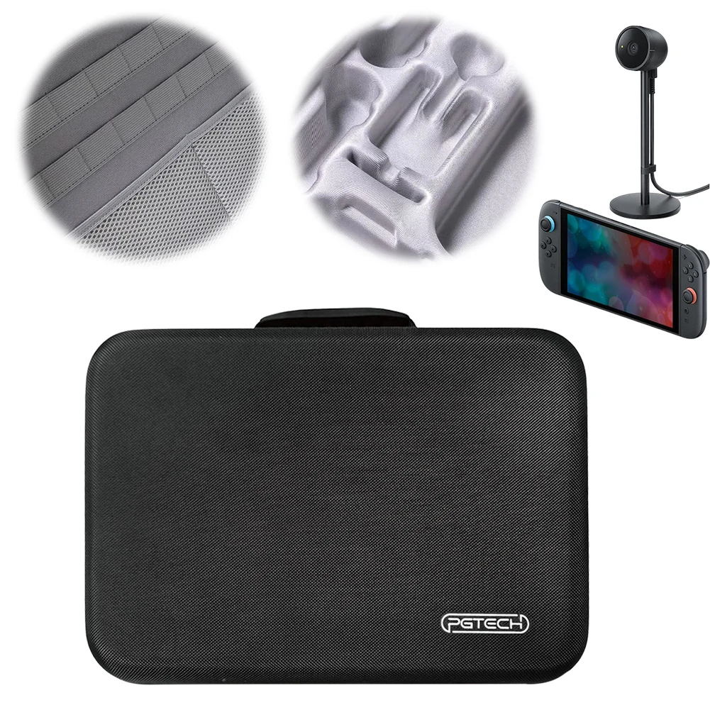 

Hard Shell Travel Carrying Case Pouch for Switch 2 Game Console Travel Carrying Case Waterproof EVA Hard Shell Storage Hand Bag