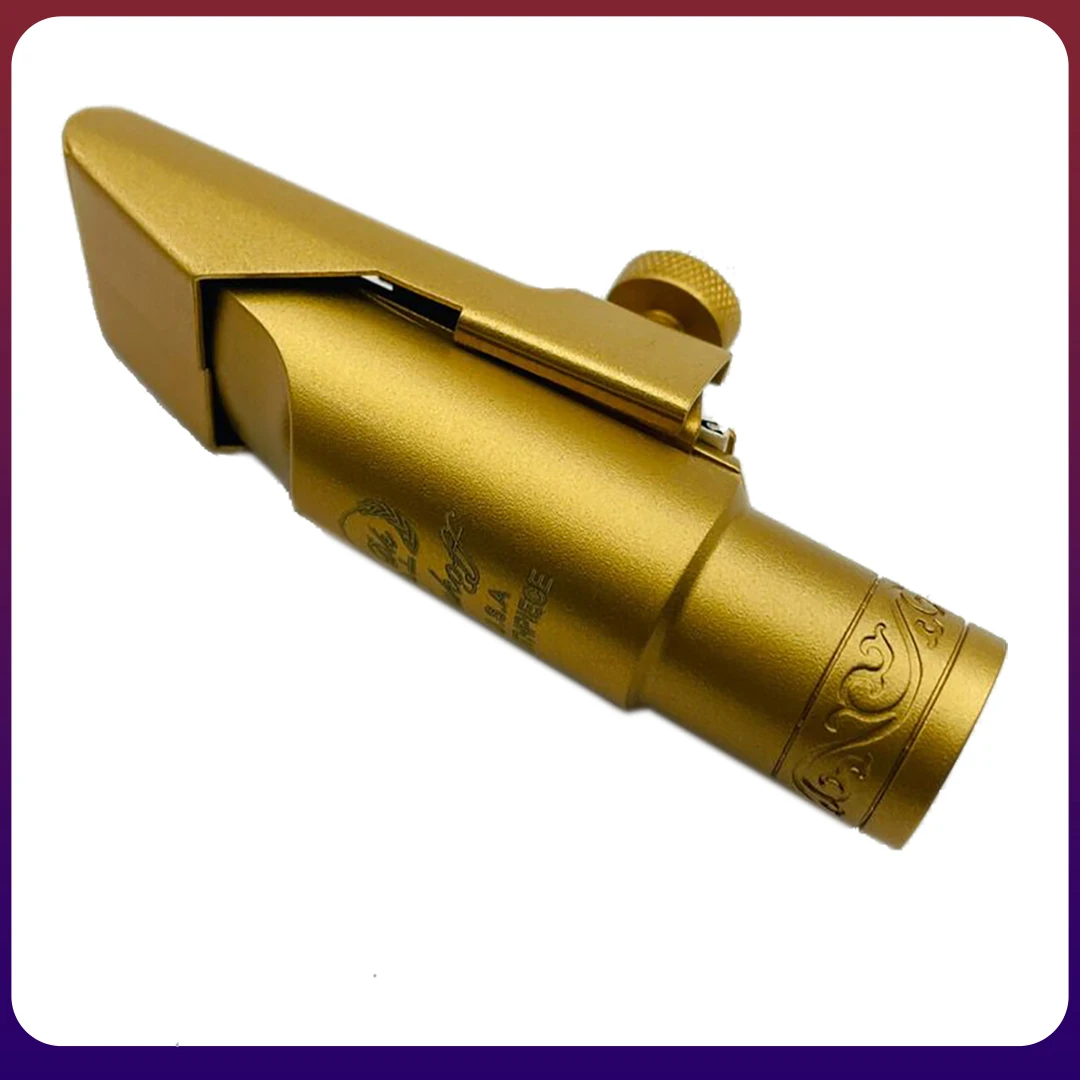 Professional Tenor Soprano Alto Saxophone Metal Mouthpiece Gold Plating Sax Mouth Pieces Accessories Size 5 6 7  Sax Accessories