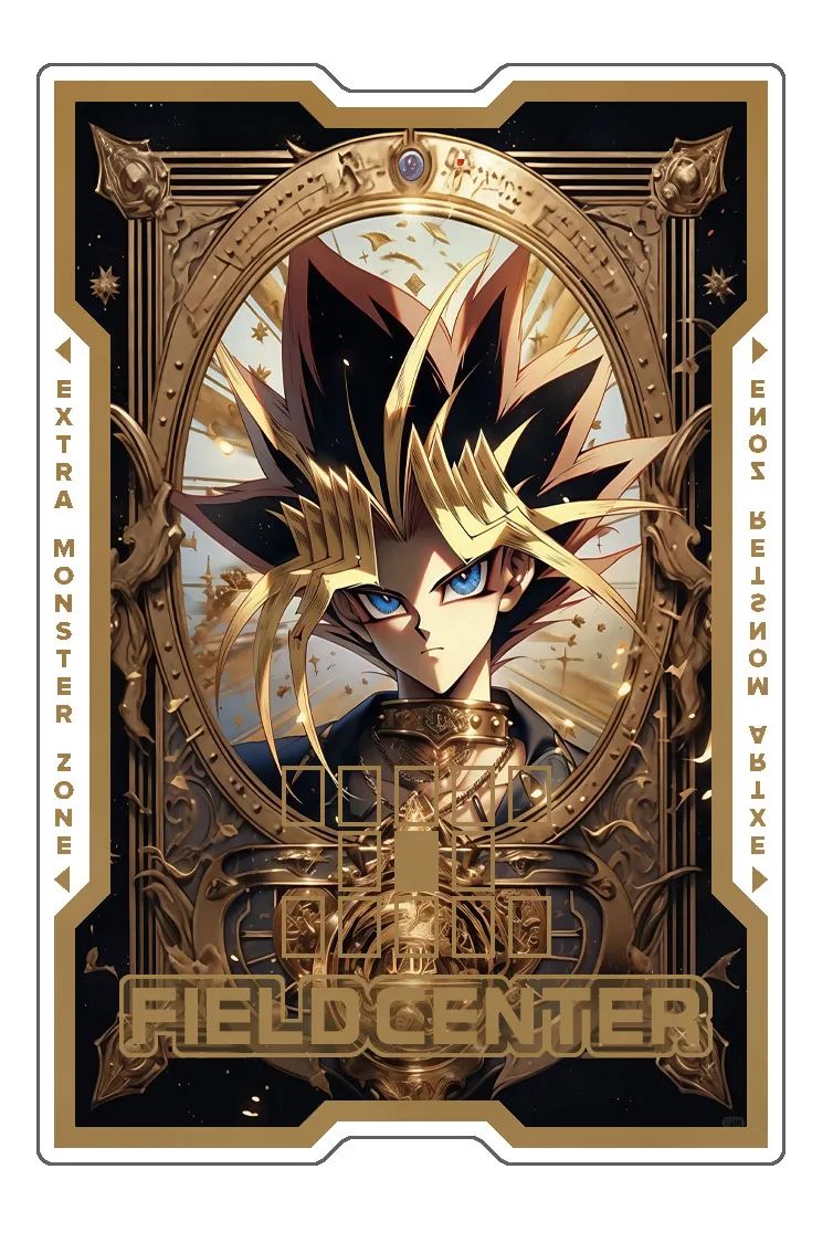 Samodzielnie Wykonane Oryginalne Anime Gra Okolice Yugioh Karta Pole Centralne Karty Tcg Ip Masquerena Czarna Akrylowa Przegroda na Karty Prezent