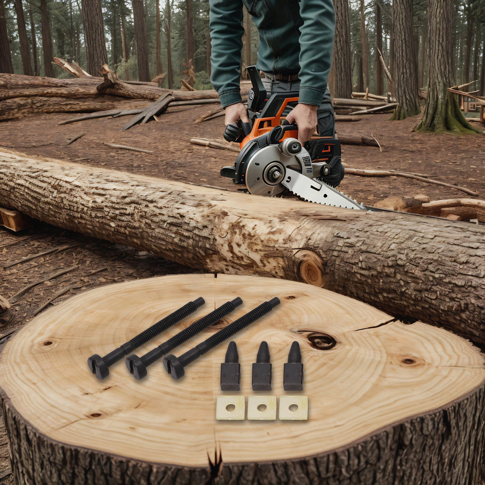Chain Adjustment Parts Works with Multiple Chainsaw Models Including the Efficient Series Like the Popular Model 'For 268'