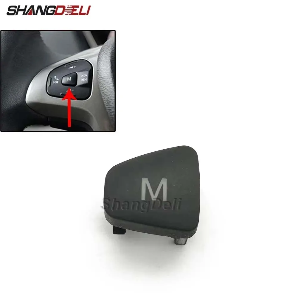 1PC Car Audio Volume Steering Wheel Button Cruise Control Switch M ON Button For Ford Escort Fiesta MK7 MK8 ST Ecosport 2013
