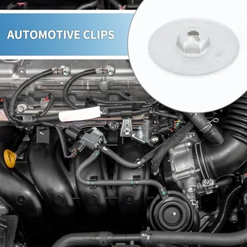 

10/30 шт., металлические крепежные детали для изоляционной панели, крепежные шайбы для мини-транспортных средств BMW 07146949380