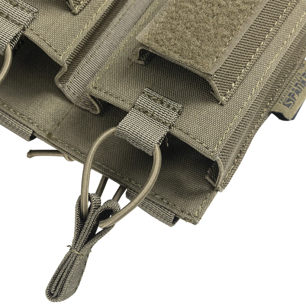 Triplo Mag Tactical Magazine Pouch, Molle Bag, Acessórios de Caça, Torch Holster, 7.62, AK, 74, 47, AR15, M4, 5.56