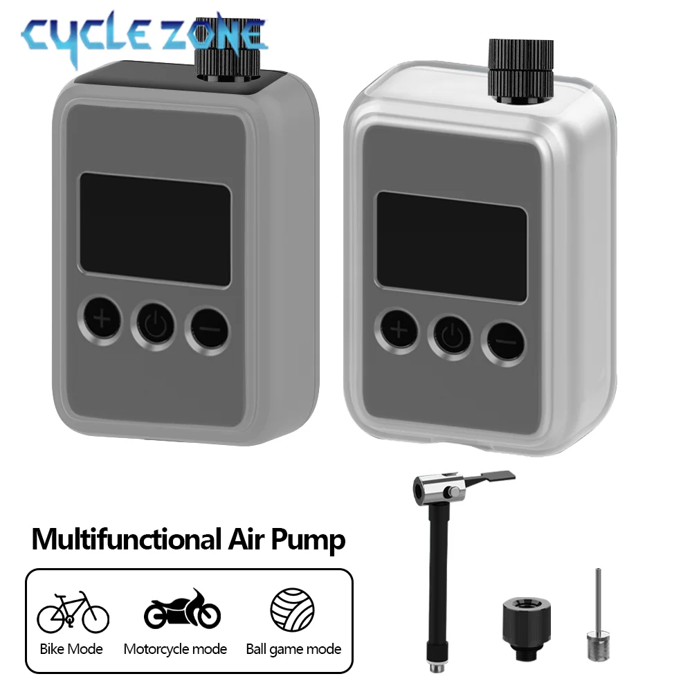 

Portable Electric Air Pump Mini Bike Tire Pump with Gauge Rechargeable Air Compressor MTB Road Bike Pump Cycling Accessories
