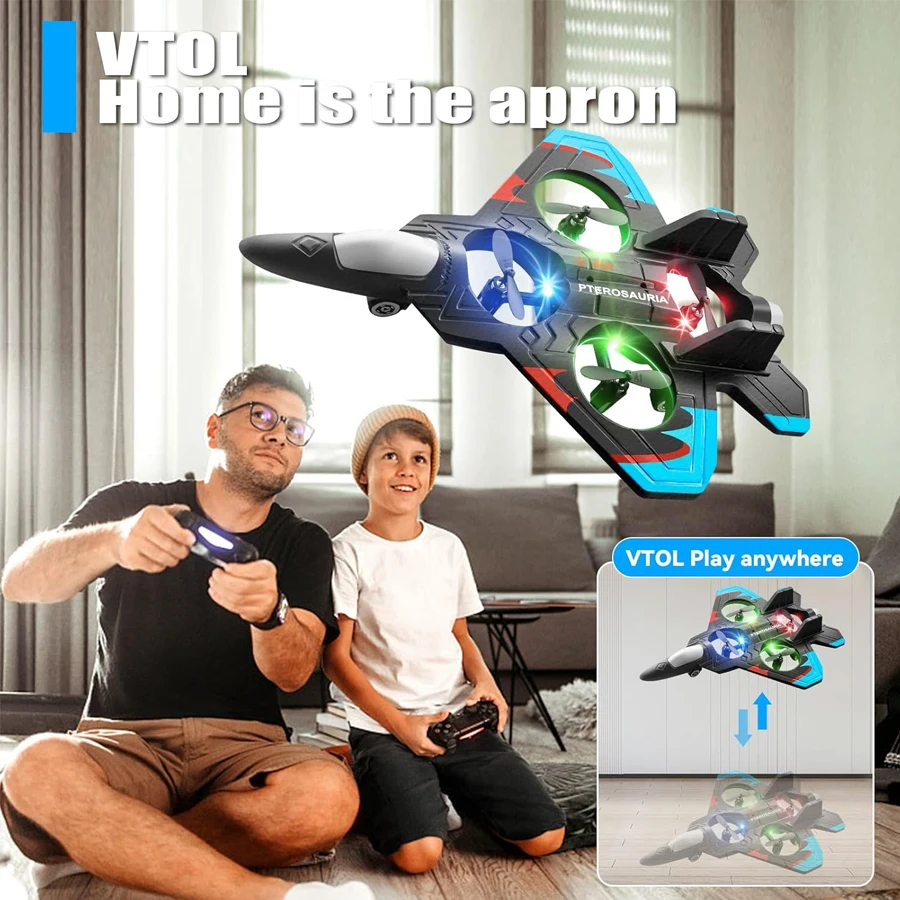 Aviões de controle remoto de espuma V32 Aviões RC 360 °   Flip Fighter Jet Toys Stunt Roll RC Avião Avião Brinquedo Presentes para Crianças Adultos