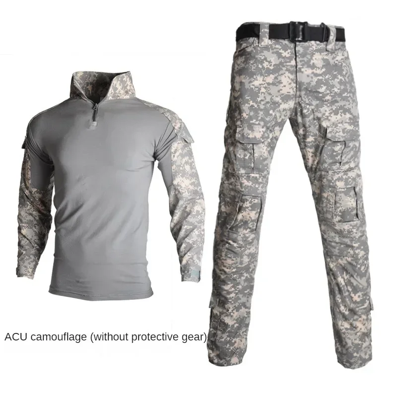 Frosch Langarm CP Training Acu Frosch Tarn anzug ohne Schutz ausrüstung taktische Militär uniform 4xl