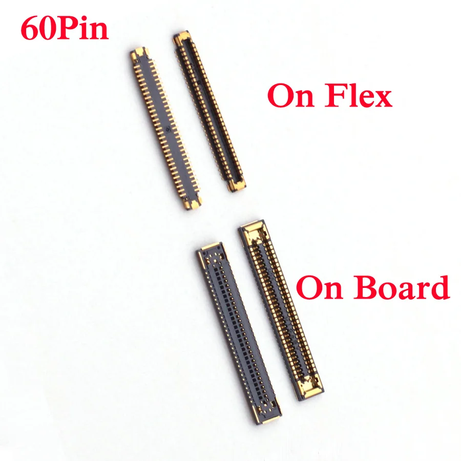 10-50 قطعة 60Pin لسامسونج غالاكسي S22 الترا S908B/S22 5G S901B/S22 زائد S906B شاشة الكريستال السائل USB شحن شاحن الشركة العامة للفوسفات موصل ميناء