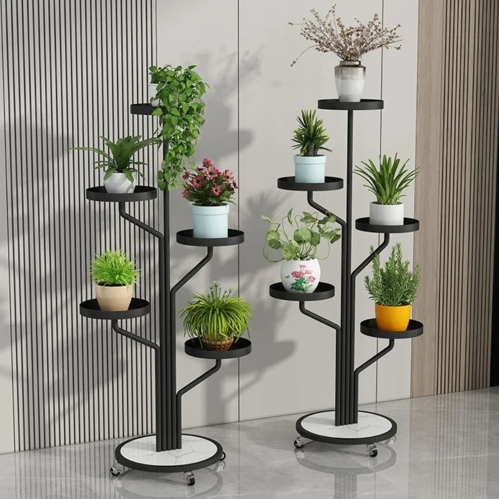 

Flower shf living room floor shelf balcony simple modern flowerpot self wrought iron radish plant shel