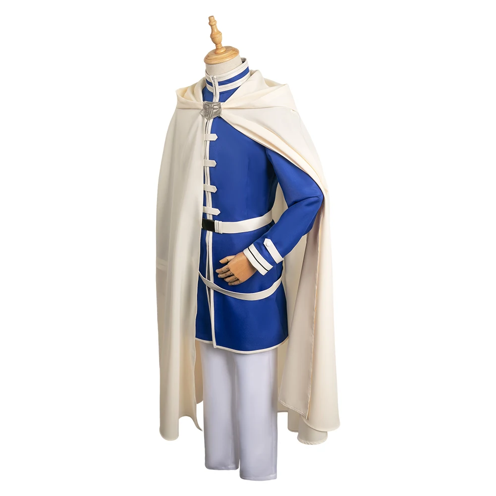 Himmel Cosplay Anime Frieren Kostuum Mannen Fantasie Uniform Mantel Pruik Schoenen Outfits Halloween Carnaval Feest Vermomming Pak