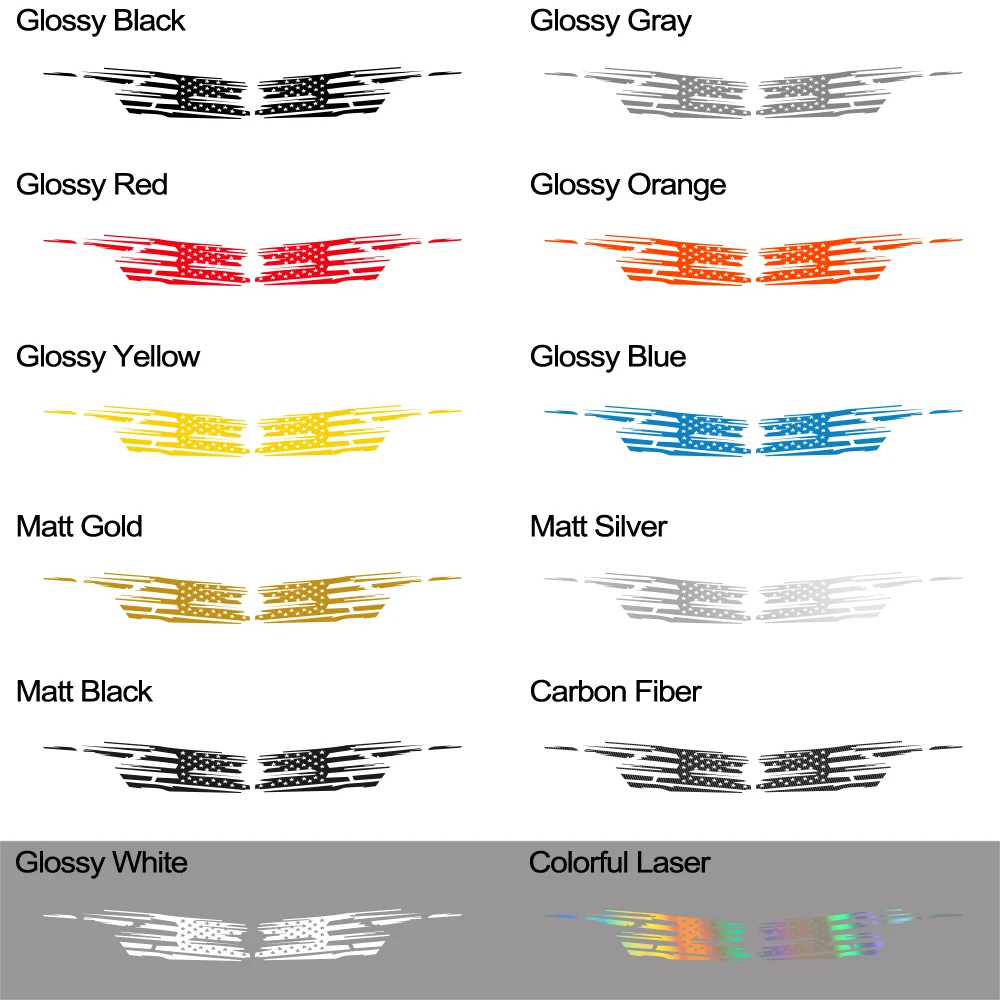 Car Door Side Stickers For Jeep Wrangler JK JL TJ YJ Unlimited Sahara Rubicon Auto Graphics DIY USA Flag Decor Decal Accessories view 6