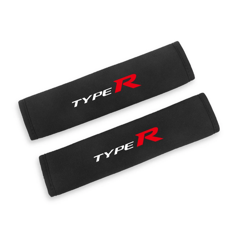 For Honda Civic Type R Type S Accessories Car Seat Belt Cover Safety Belt Cover Pad Auto Interior Styling Accessories