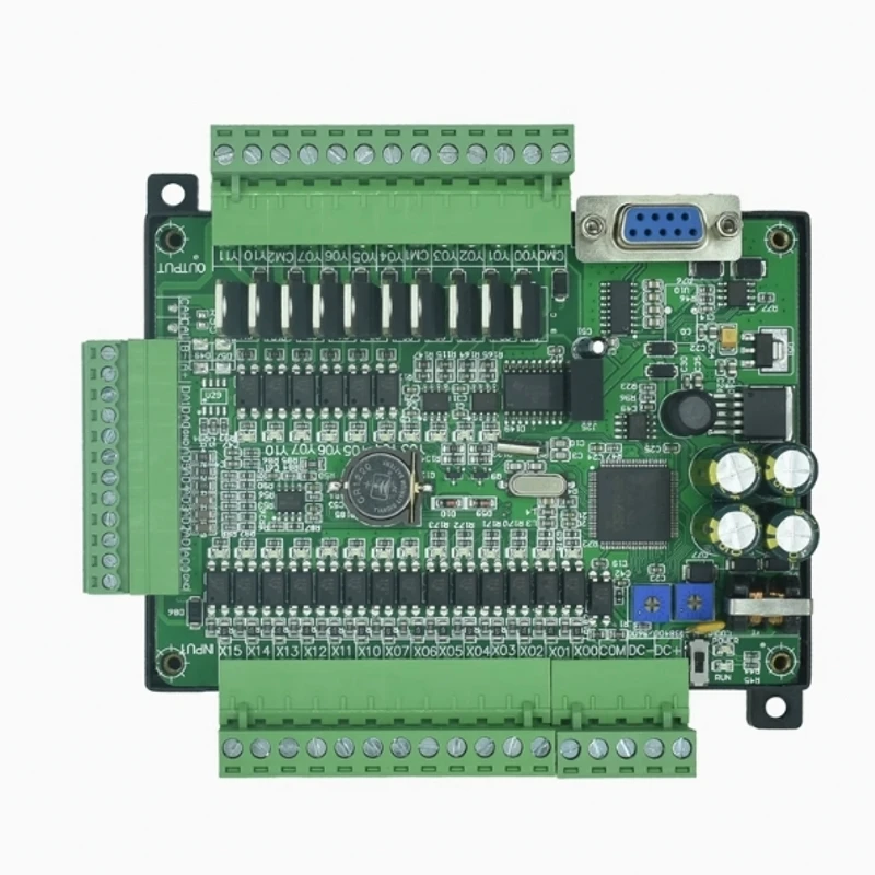 새로운 원본 FX3U-24MR FX3U-24MT PLC 산업용 제어 보드 고속 14 입력 10 출력 6AD 2DA, 485 통신 RTC 포함