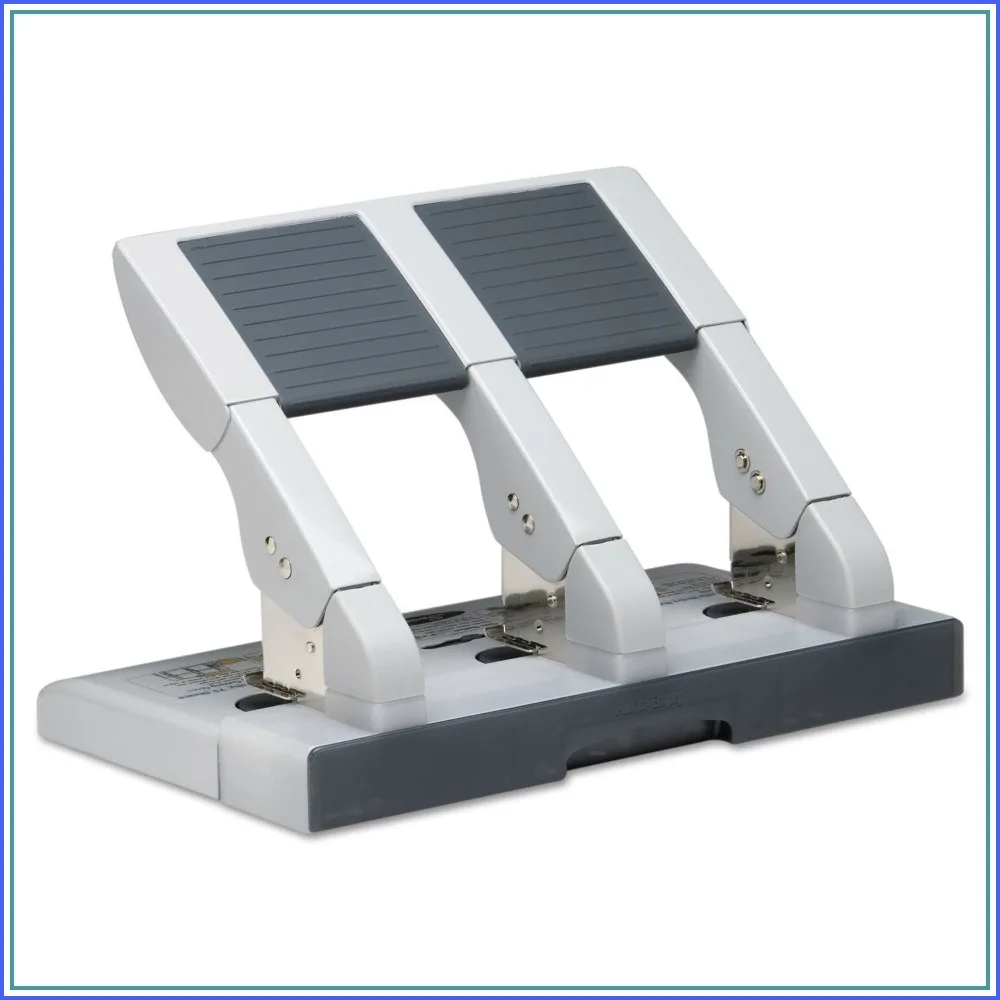 

Heavy Duty 3 Hole Punch, 75 Sheet Capacity, Paper Puncher for 3 Ring Binder, Office Supplies