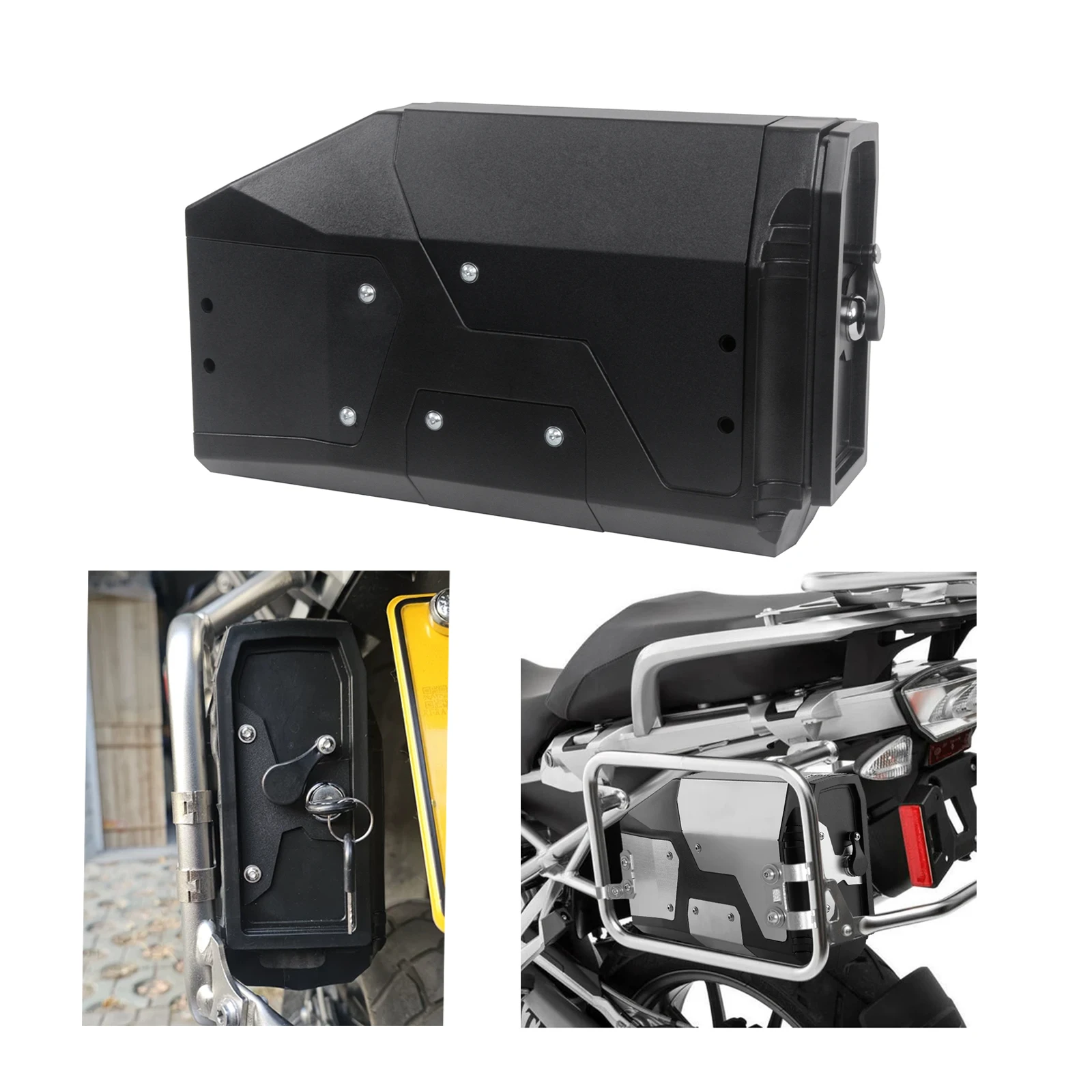 For CFMOTO 800MT For BMW R1250GS R1200GS For Adventure 2004-2025 Motorcycle Decorative Toolbox Tool Box Side Bag 4.2L