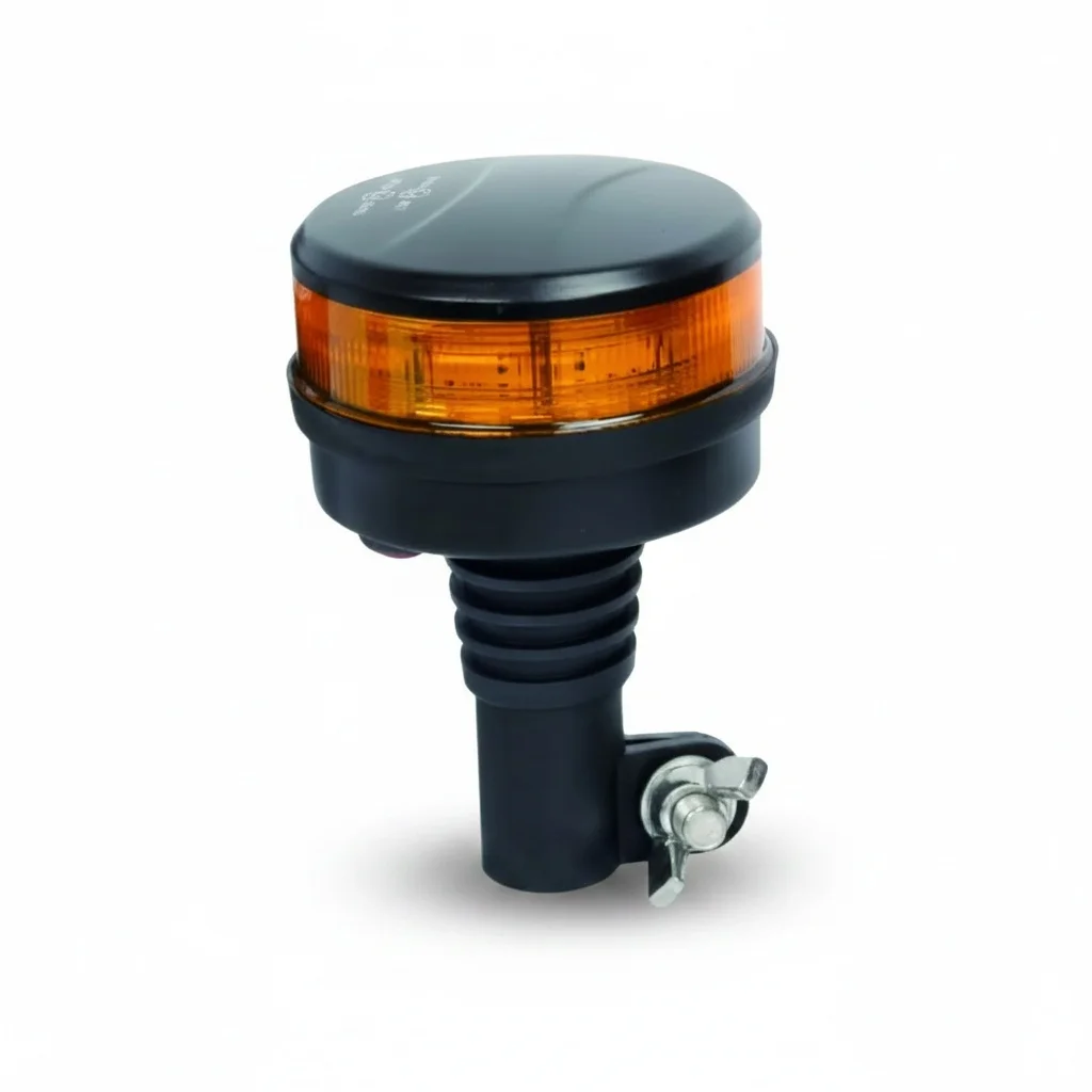 

LED Beacon, Amber PC Aluminum 48x112mm Warning Lamp, Waterproof Industrial Security Alarm Light, Heavy Duty Replacement
