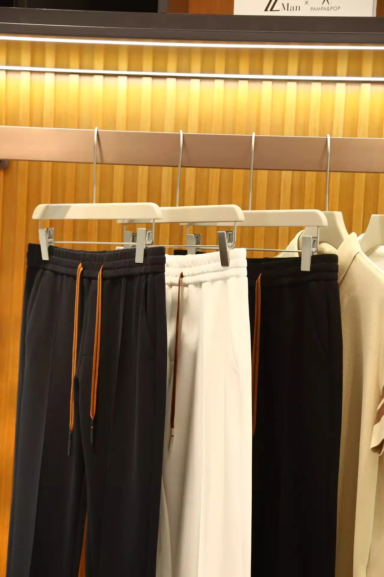 

Итальянские люксовые мужские трикотажные брюки прямого кроя из воздушного хлопка для повседневного отдыха, городской моды, из смесового полиэстера, летние