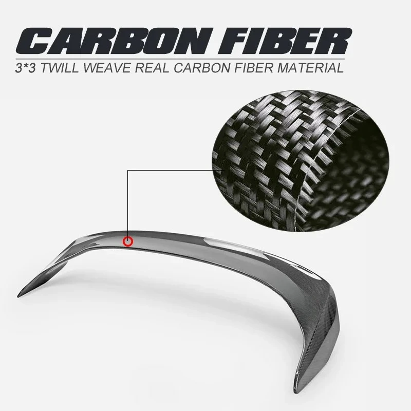 

SAAR Compatible with Honda New Type R FL5 Dry Carbon Fiber Modification Parts OE Original Factory Tail Wing Plate Rear Spoiler F