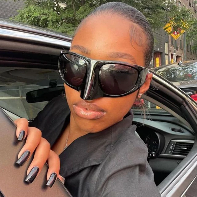 Oversized black sunglasses best sale