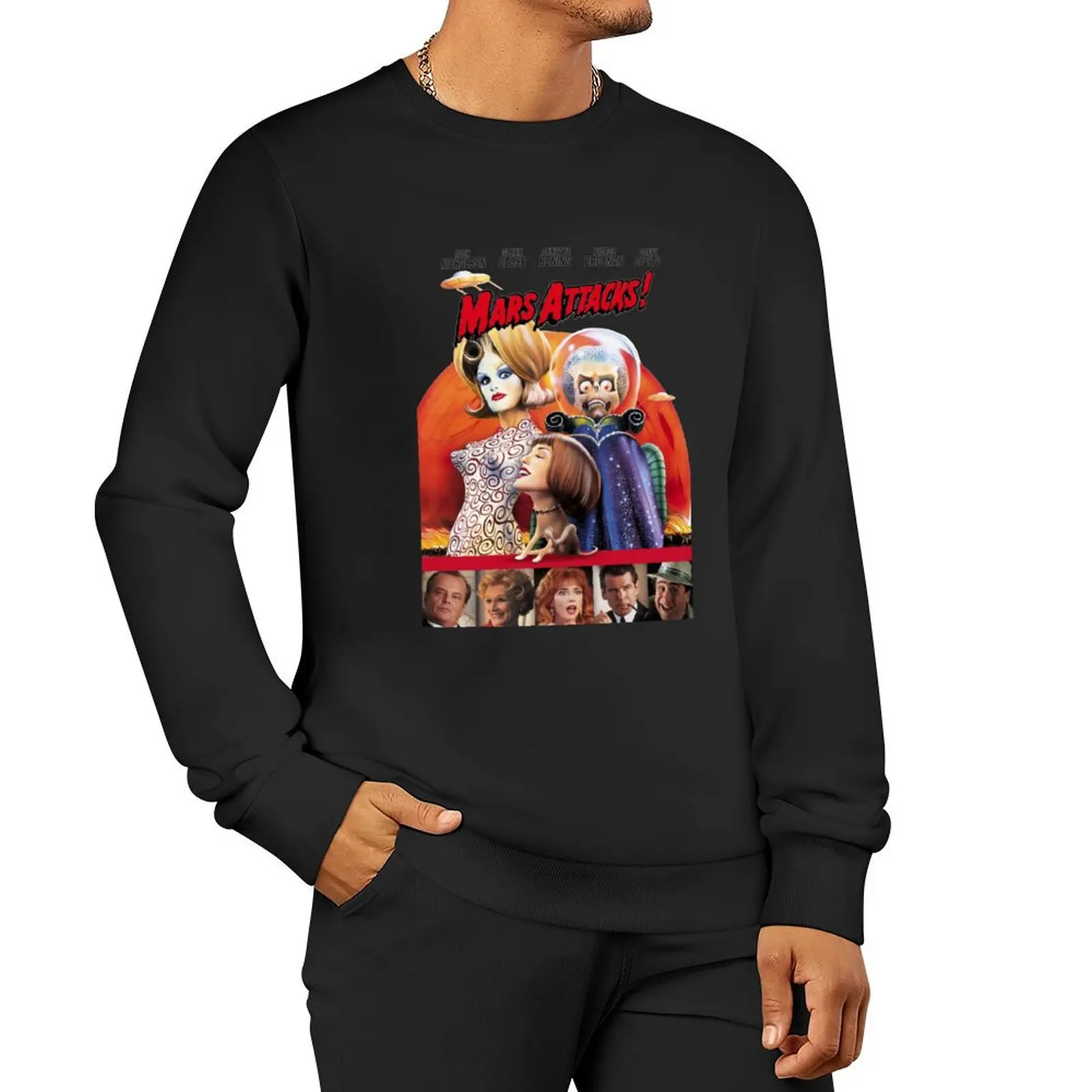 Attack from Mars Shirt Pullover Hoodie streetwear men sweatshirt