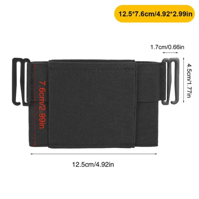 1Pc Invisible Wallet Waist Bag Belt Pouch Portable Card Storage Bag for Men Women Passport Holder Organizers Outdoor Sports Bag