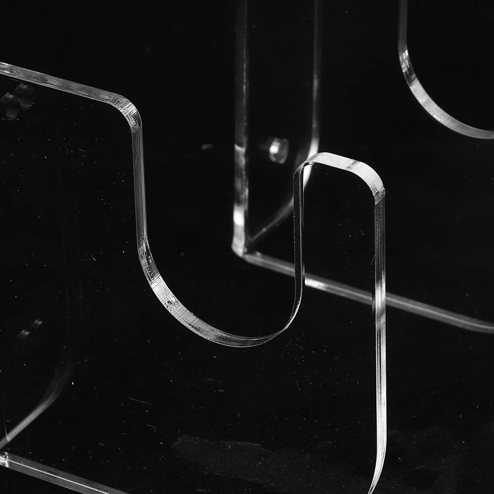 1 пара акриловых настенных держателей для скейтборда